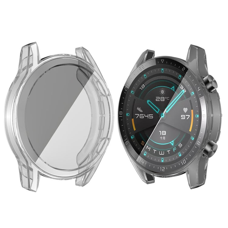 Mega Fed Huawei Watch GT 2 46mm Silikone Cover - Gennemsigtig#serie_2