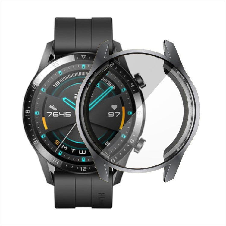 Mega Fed Huawei Watch GT 2 46mm Silikone Cover - Sølv#serie_4