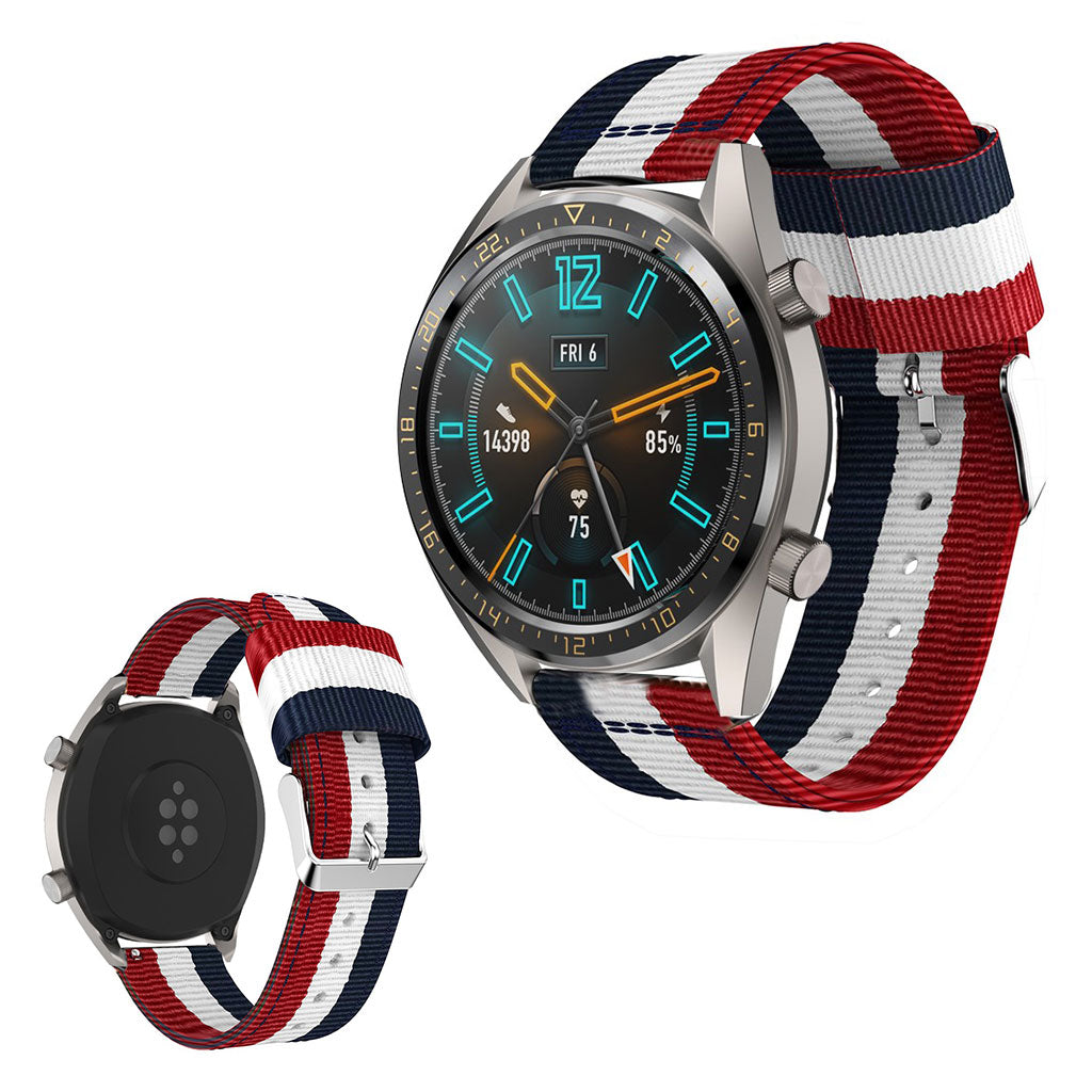 Helt vildt kΓΈnt Huawei Watch GT 2 46mm Nylon Rem - Flerfarvet#serie_1