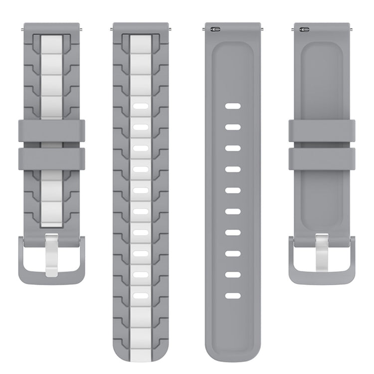 Meget elegant Universal Huawei Silikone Urrem - Sølv#serie_8