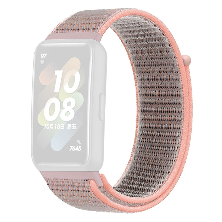 Vildt fint Huawei Band 7 Nylon Rem - Pink#serie_5