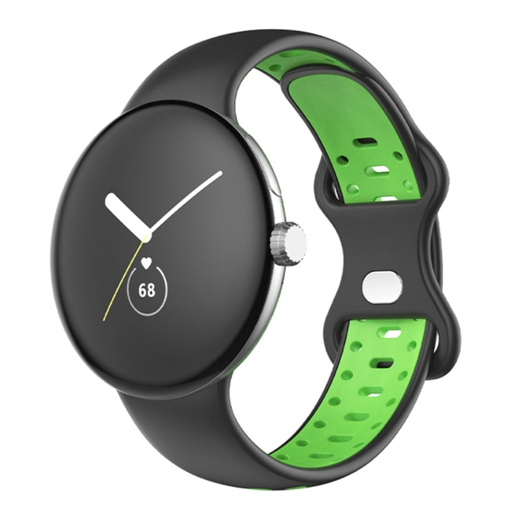 Super cool Google Pixel Watch Silikone Rem - Grøn#serie_5