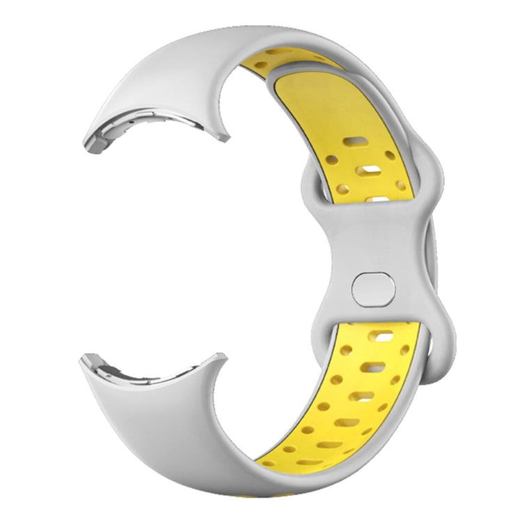 Super cool Google Pixel Watch Silikone Rem - Sølv#serie_7