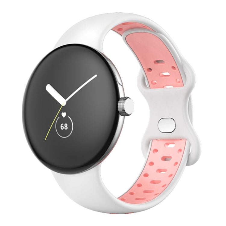 Super cool Google Pixel Watch Silikone Rem - Pink#serie_8