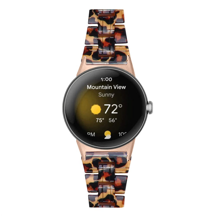 Vildt rart Google Pixel Watch Plastik Rem - Brun#serie_1