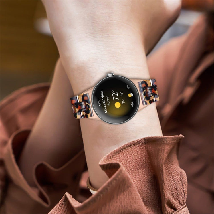 Vildt rart Google Pixel Watch Plastik Rem - Brun#serie_1