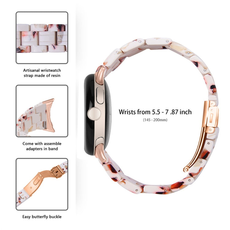 Vildt rart Google Pixel Watch Plastik Rem - Brun#serie_10