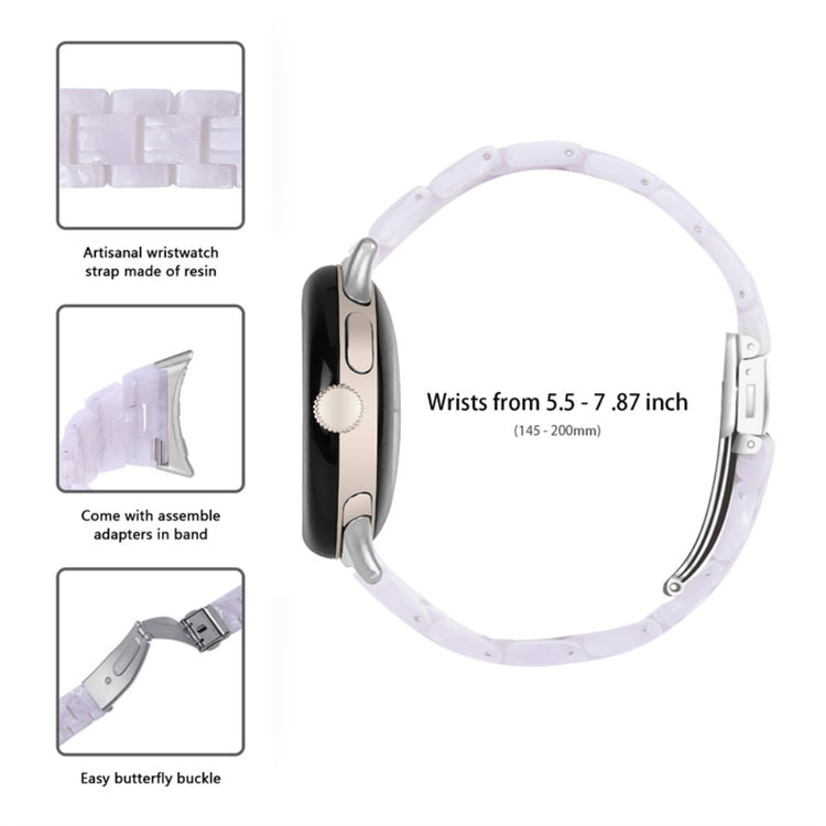 Vildt rart Google Pixel Watch Plastik Rem - Lilla#serie_11