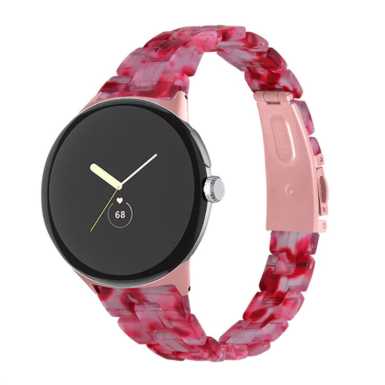 Vildt rart Google Pixel Watch Plastik Rem - Rød#serie_13
