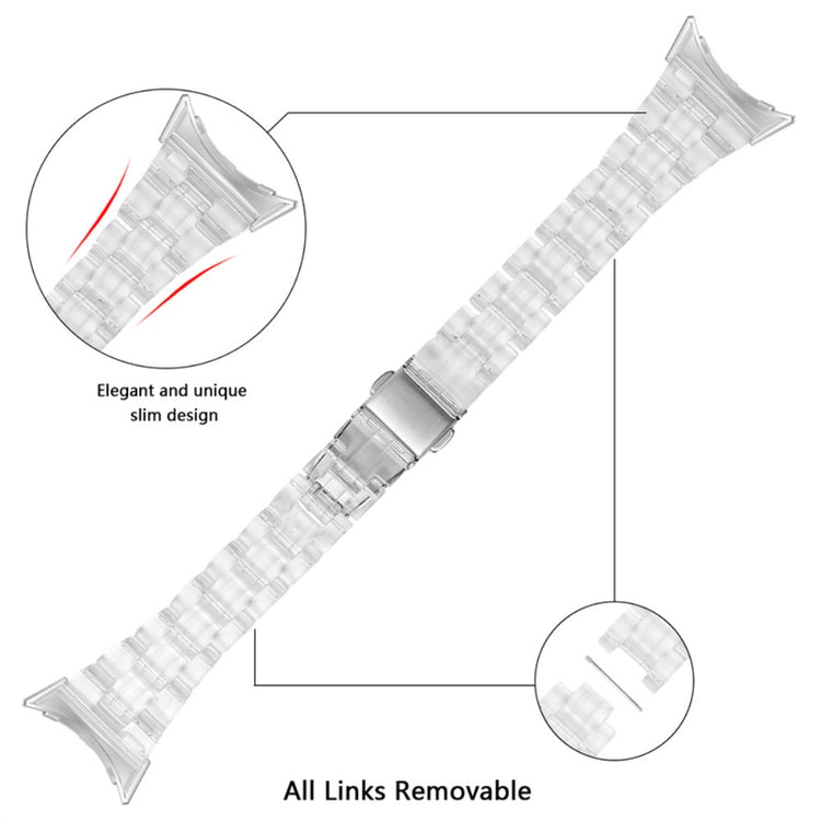 Vildt rart Google Pixel Watch Plastik Rem - Hvid#serie_14