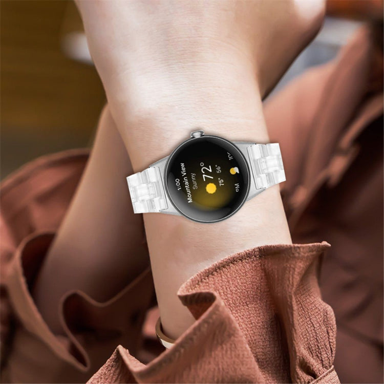 Vildt rart Google Pixel Watch Plastik Rem - Hvid#serie_14