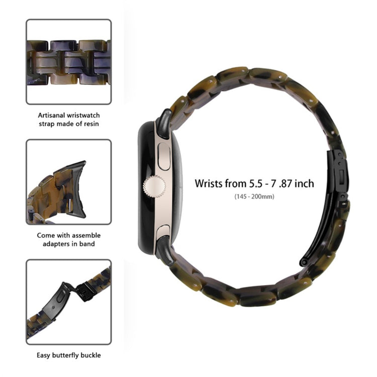 Vildt rart Google Pixel Watch Plastik Rem - Grøn#serie_15
