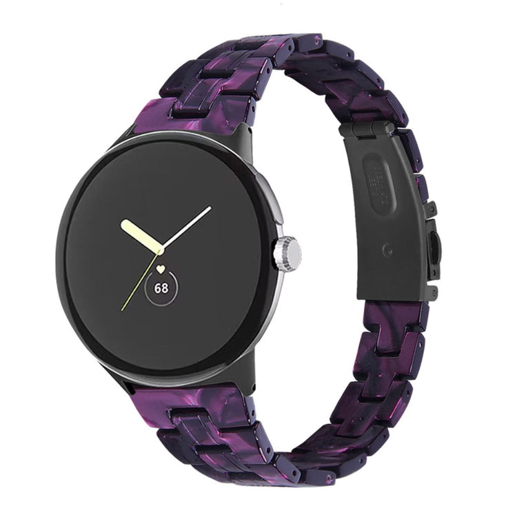 Vildt rart Google Pixel Watch Plastik Rem - Lilla#serie_16