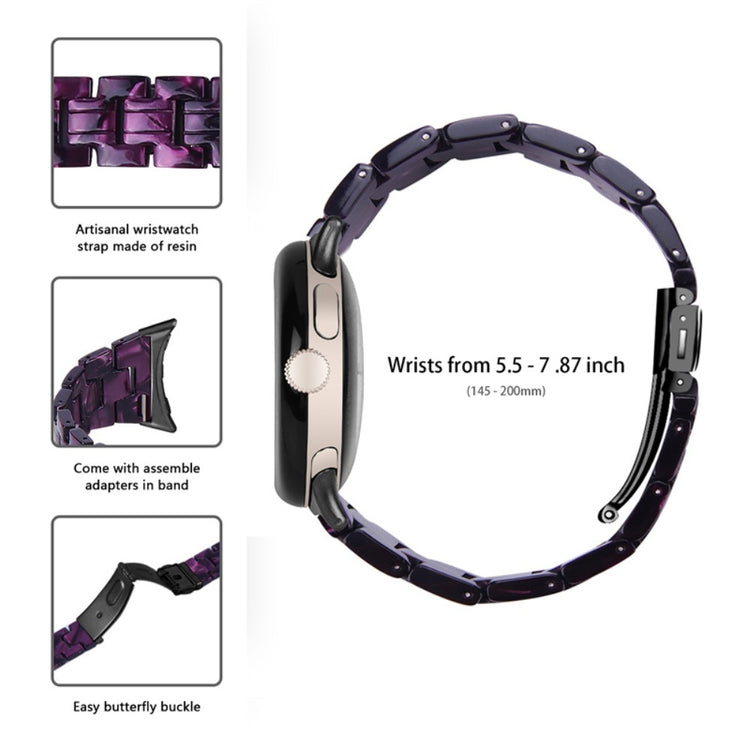 Vildt rart Google Pixel Watch Plastik Rem - Lilla#serie_16
