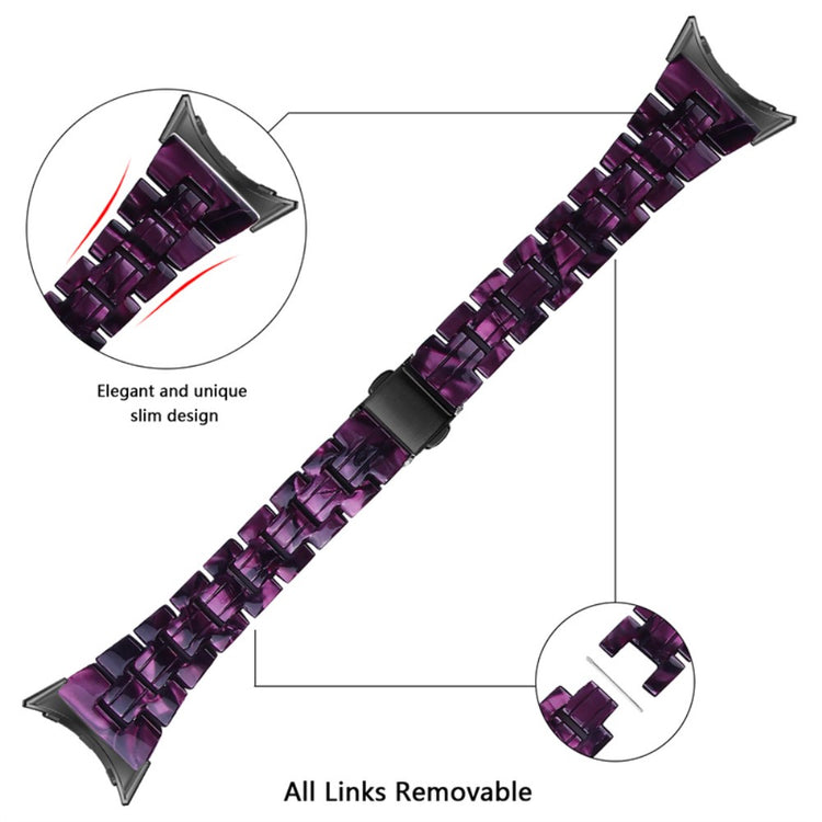 Vildt rart Google Pixel Watch Plastik Rem - Lilla#serie_16