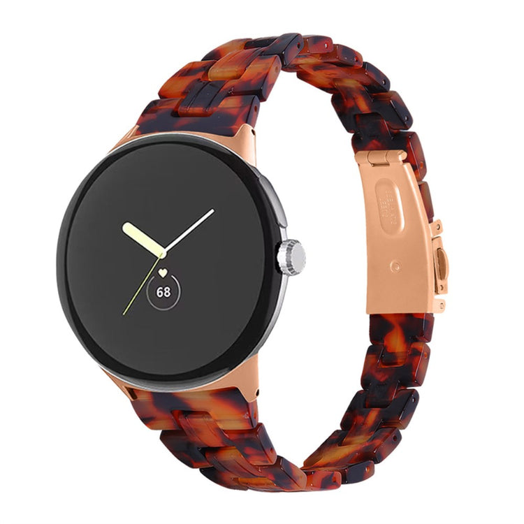 Vildt rart Google Pixel Watch Plastik Rem - Brun#serie_3