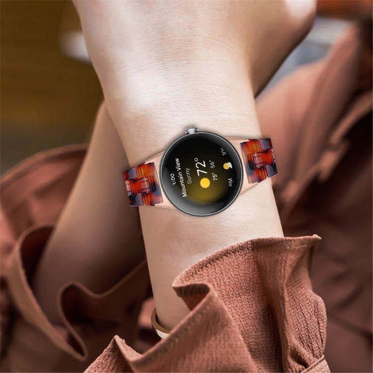 Vildt rart Google Pixel Watch Plastik Rem - Brun#serie_3