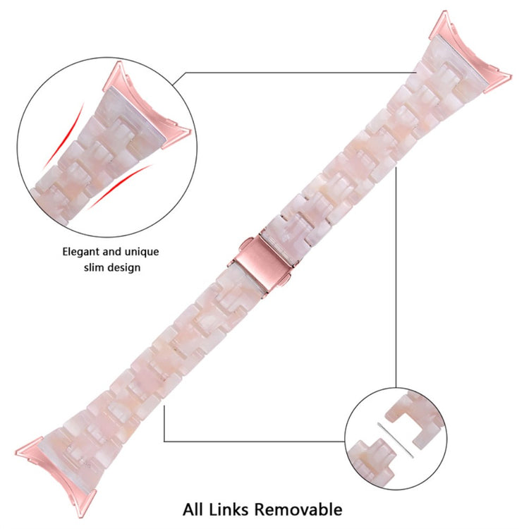 Vildt rart Google Pixel Watch Plastik Rem - Pink#serie_4