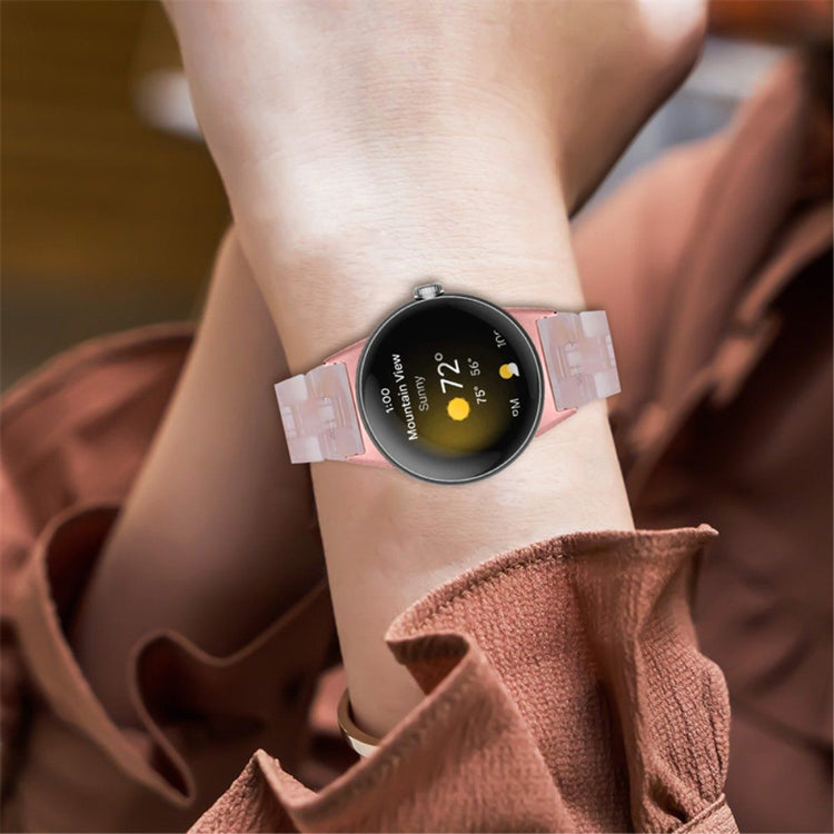 Vildt rart Google Pixel Watch Plastik Rem - Pink#serie_4