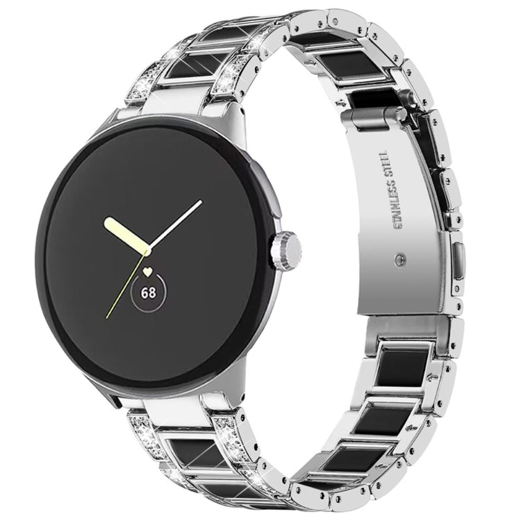 Superflot Google Pixel Watch Metal Rem - Sort#serie_6