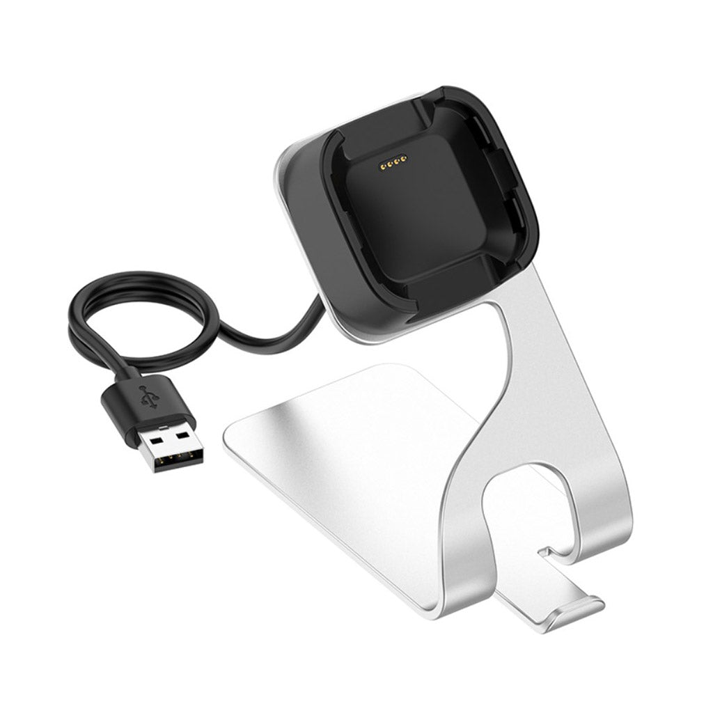 Metal Fitbit Versa Lite   Ladestation - SΓΈlv#serie_1