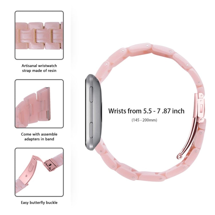 Vildt elegant Fitbit Versa 2 / Fitbit Versa Lite  Rem - Pink#serie_7