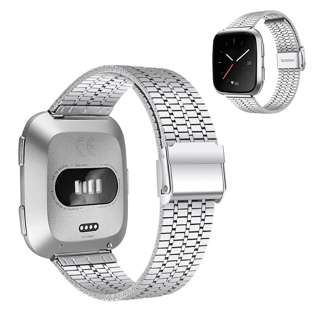 Yndigt Fitbit Versa 2 / Fitbit Versa Lite Metal Rem - SΓΈlv#serie_1