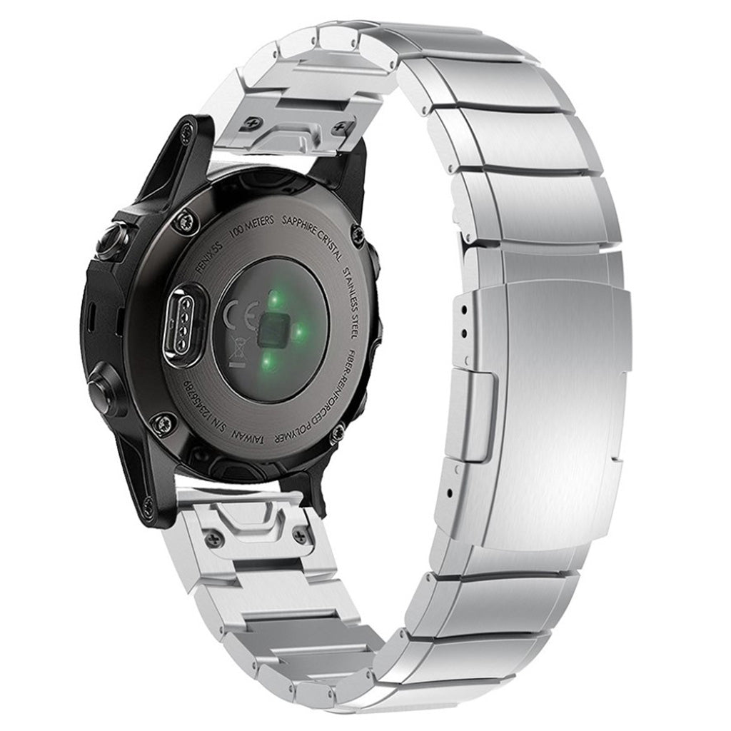 Yndigt Garmin Fenix 5S / Garmin Fenix 5S Plus Metal Rem - Sølv#serie_025