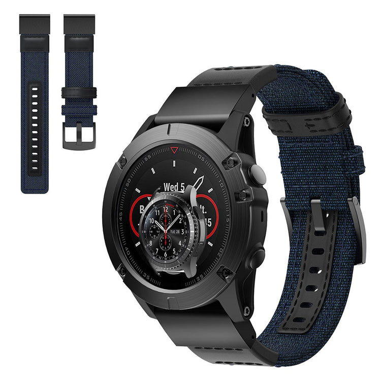 Udsøgt Universal Garmin Nylon Rem - Blå#serie_3