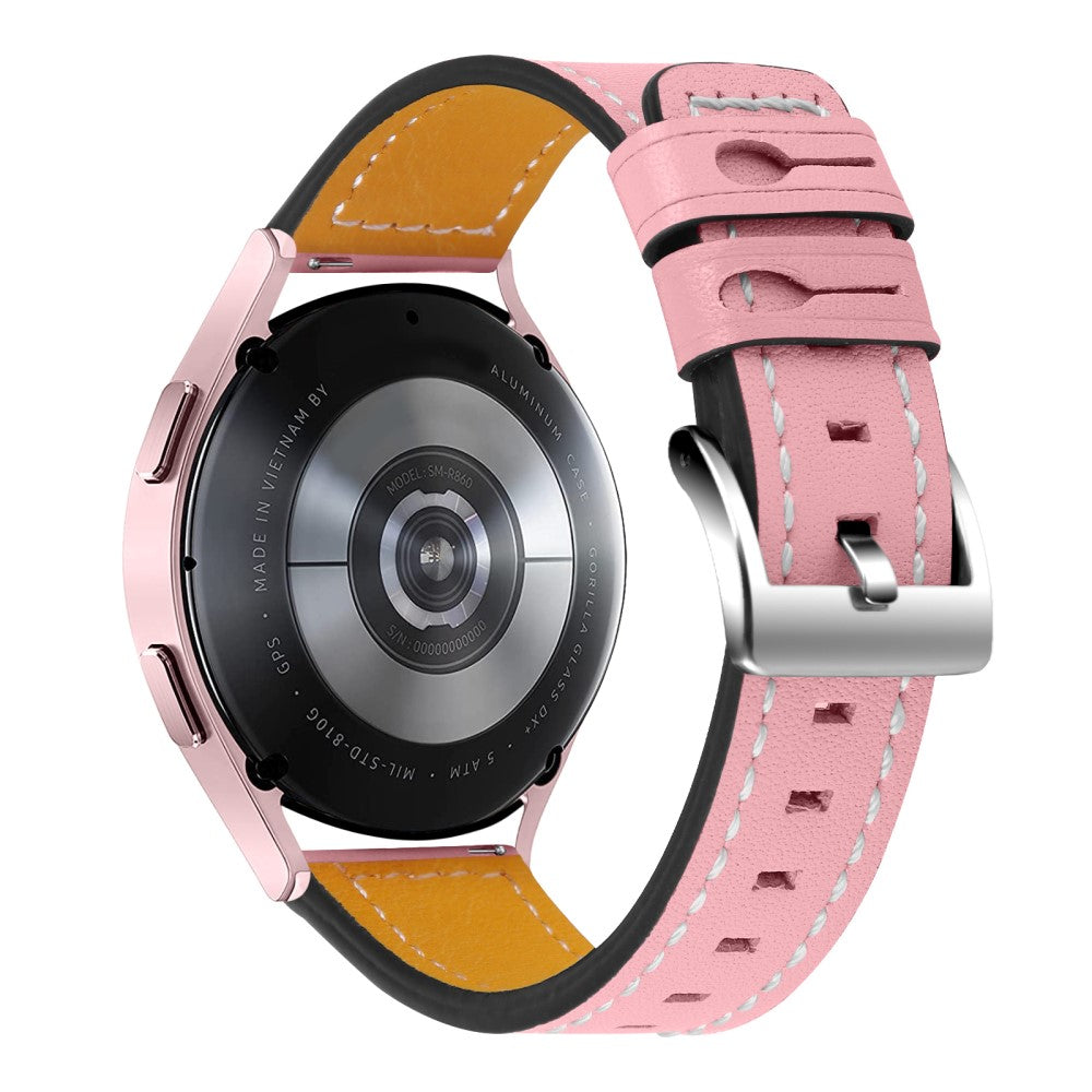 Vildt slidstΓ¦rk Garmin Vivomove 3 Γgte lΓ¦der Rem - Pink#serie_1