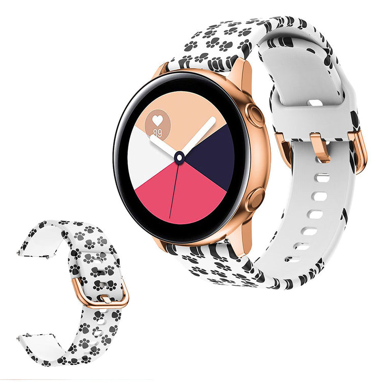 Rigtigt nydelig Universal Silikone Rem - Hvid#serie_1