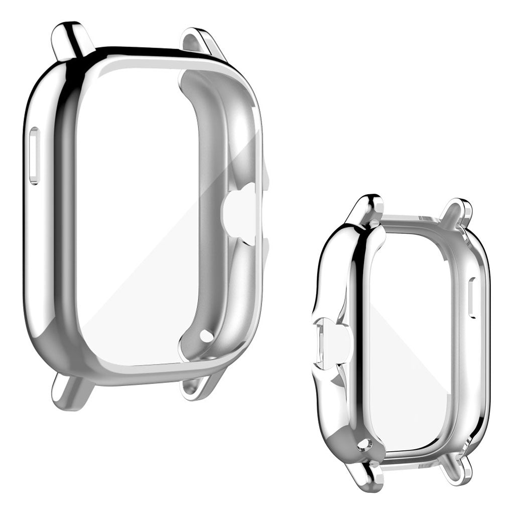 Amazfit GTS 2e / Amazfit GTS 2 Stilfuld Silikone Bumper  - SΓΈlv#serie_1