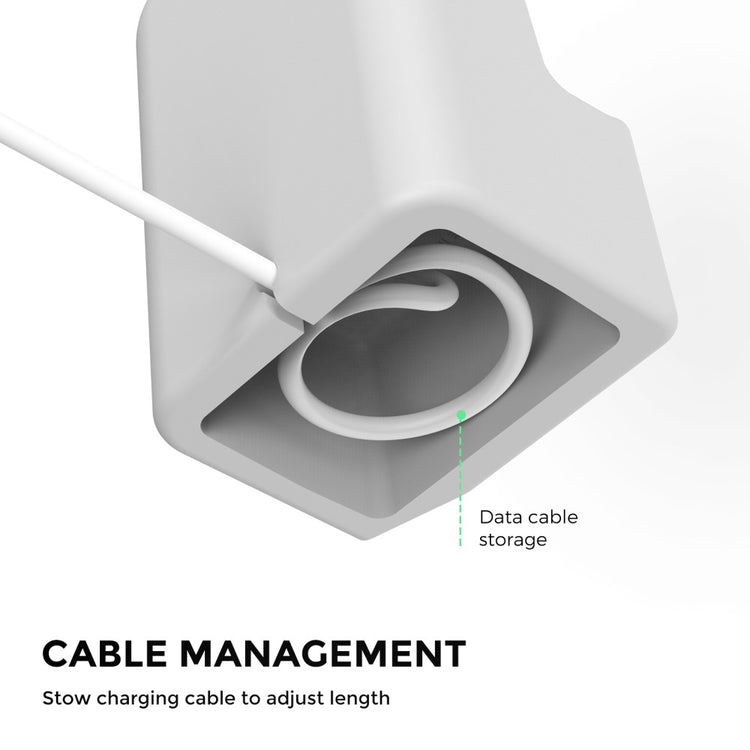Silikone Holder passer til Apple Smartwatch - Sølv#serie_2