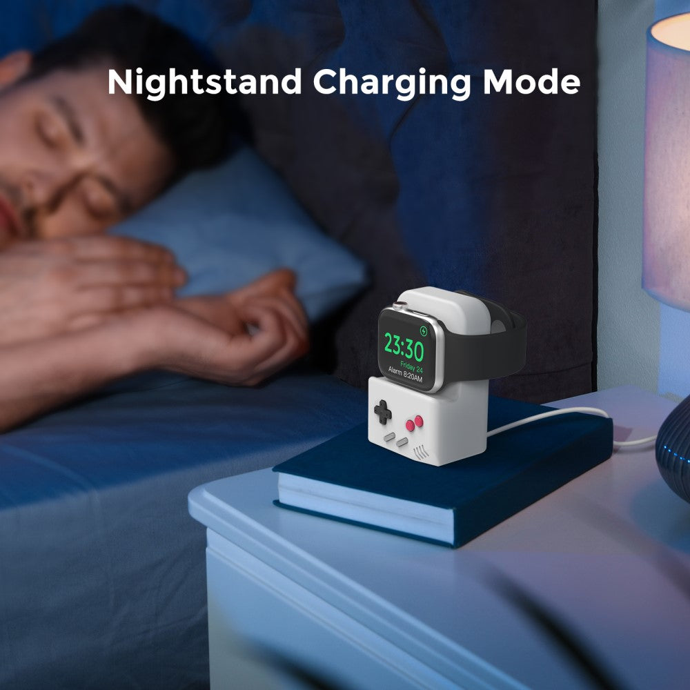 Silikone Holder passer til Apple Smartwatch - Sølv#serie_2