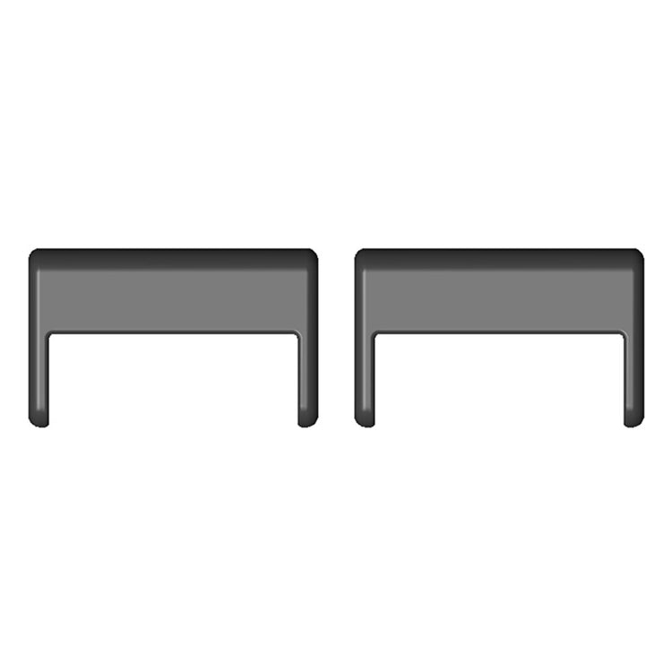 1 Pair Watch Band Adapter Set 12mm to 10mm Alloy Band Connector Adapter Replacement - Black - Sort#serie_1