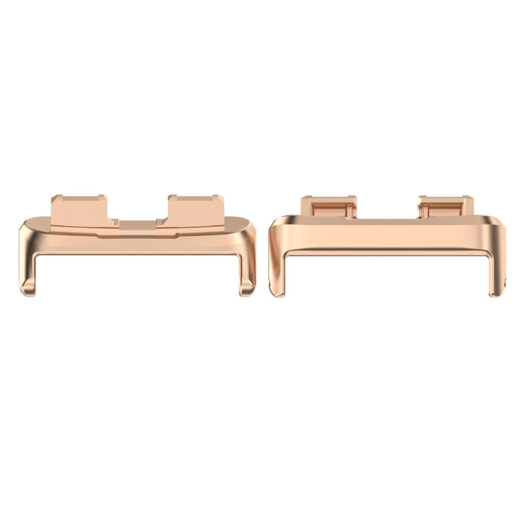 1 Pair Watch Band Connector Huawei Band 9 / Band 9 NFC , 16mm Stainless Steel Adapter - Rose Gold - Pink#serie_1