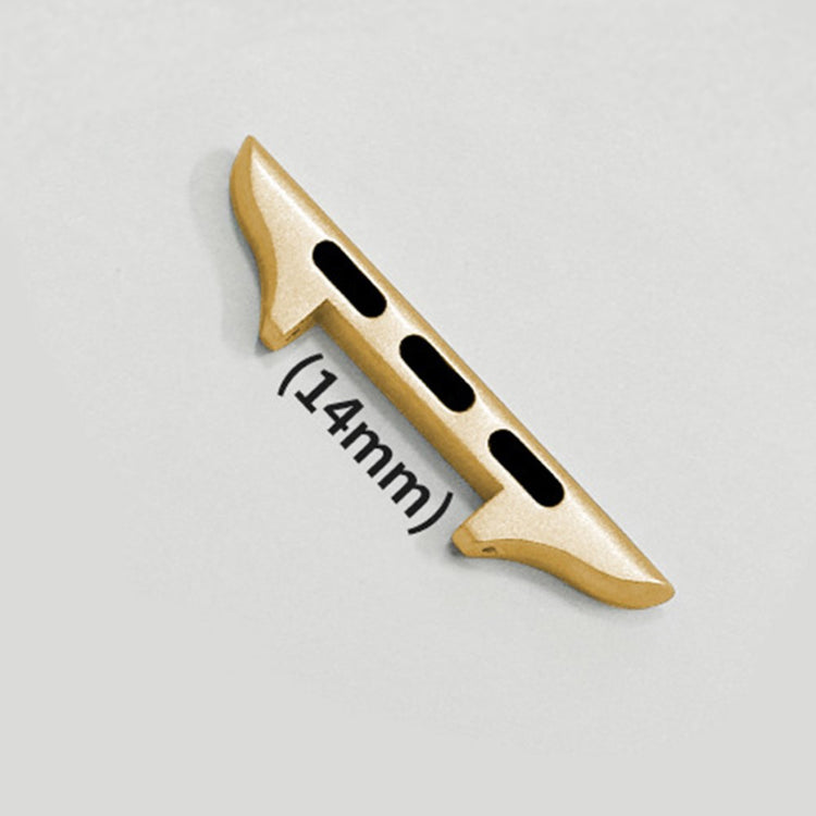 Apple Watch Series 41mm - 40mm - 38mm 1 Pair Wrist Strap Connector 14mm Watch Band Adapter - Gold#serie_1