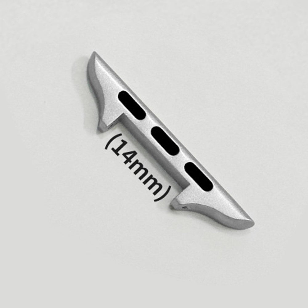 Apple Watch Series 41mm - 40mm - 38mm 1 Pair Wrist Strap Connector 14mm Watch Band Adapter - Silver#serie_3