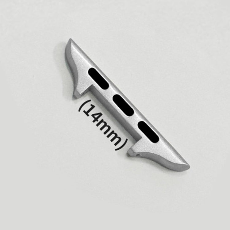 Apple Watch Series 41mm - 40mm - 38mm 1 Pair Wrist Strap Connector 14mm Watch Band Adapter - Silver#serie_3