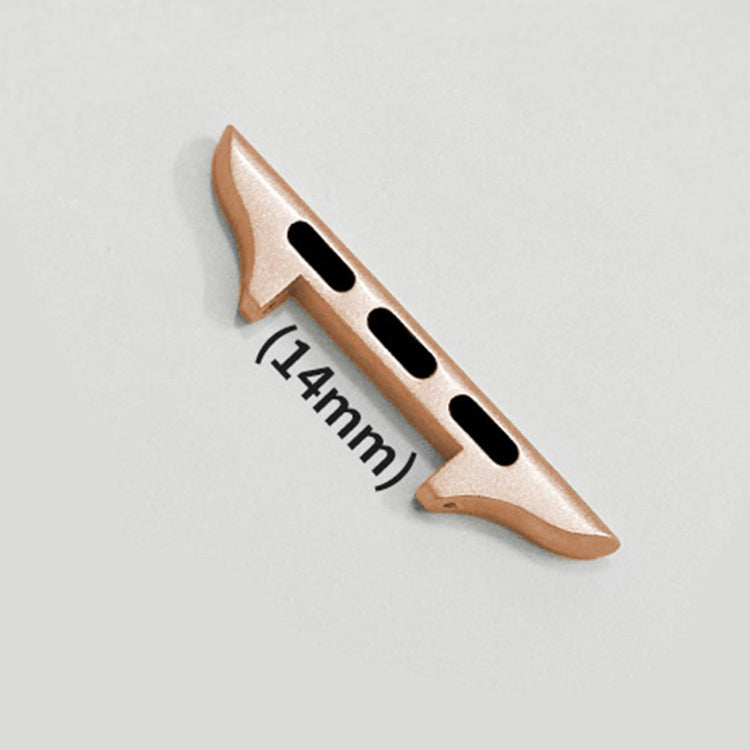 Apple Watch Series 41mm - 40mm - 38mm 1 Pair Wrist Strap Connector 14mm Watch Band Adapter - Rose Gold#serie_4