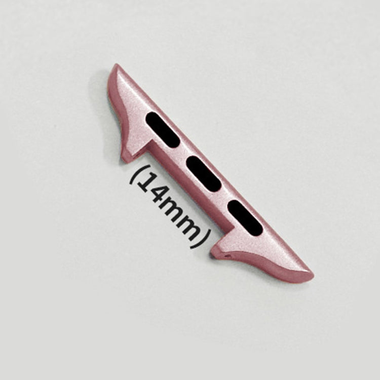 Apple Watch Series 41mm - 40mm - 38mm 1 Pair Wrist Strap Connector 14mm Watch Band Adapter - Rose Pink#serie_5
