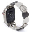 Brilliant Apple Smartwatch Metal And Stone Universel Strap