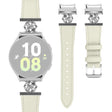 Durable Samsung Smartwatch Genuine Leather And Metal Universel Strap