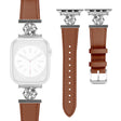 Absolutely Reliable Apple Smartwatch Genuine Leather And Metal Universel Strap