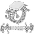 Incredibly Nice Apple Smartwatch Metal Universel Strap