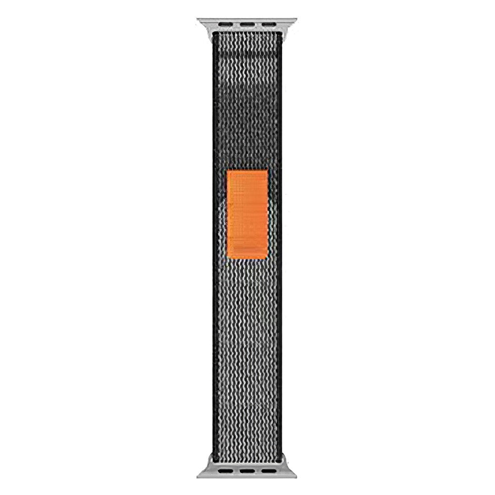 Meget Hårdfør Metal Og Nylon Universal Rem passer til Apple Smartwatch - Sølv#serie_14