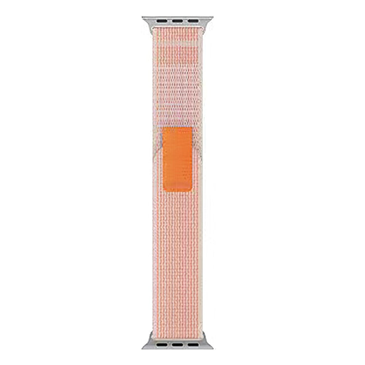 Meget Hårdfør Metal Og Nylon Universal Rem passer til Apple Smartwatch - Pink#serie_18