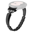 D-Shaped Rhinestone Black Watch Band for Samsung Galaxy Watch 6 40mm and 44mm