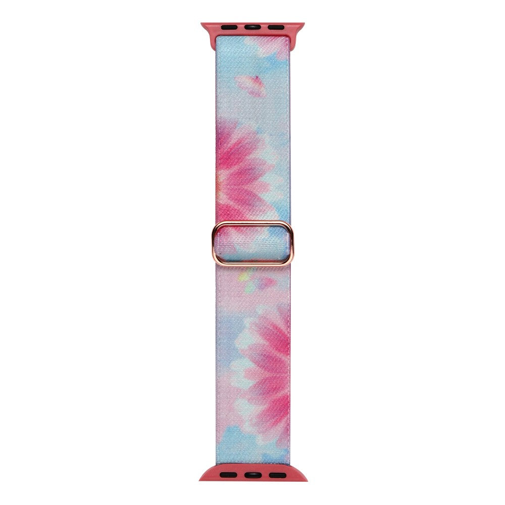 Mega Kønt Metal Og Nylon Universal Rem passer til Apple Smartwatch - Pink#serie_3