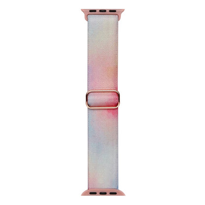Mega Kønt Metal Og Nylon Universal Rem passer til Apple Smartwatch - Pink#serie_4